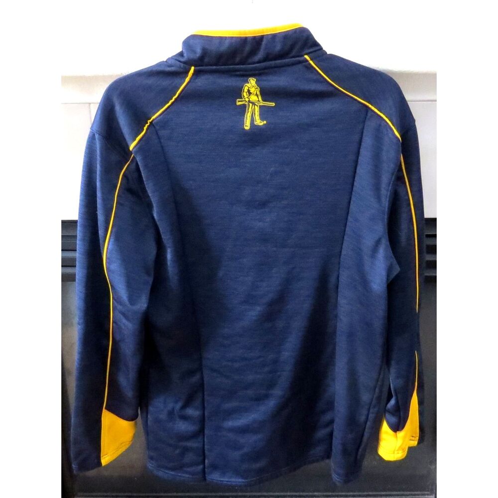 Colosseum Men's West Virginia Mountaineers Cameron 1/4 Zip Windshirt  XL EUC - Picture 5 of 10